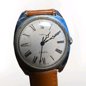 Timex 1969 Vintage Mens Watch 9434 4070 Roman Numerals